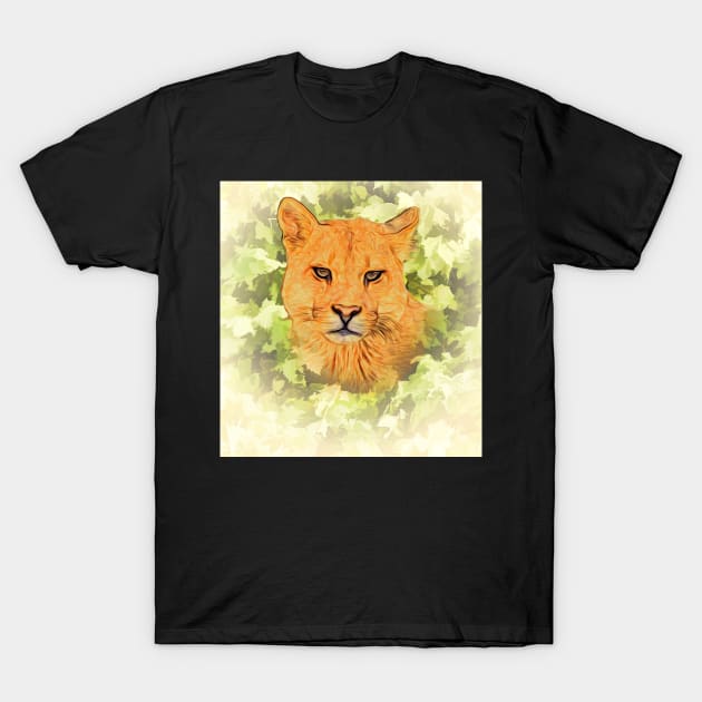 Mountain lion T-Shirt by Guardi